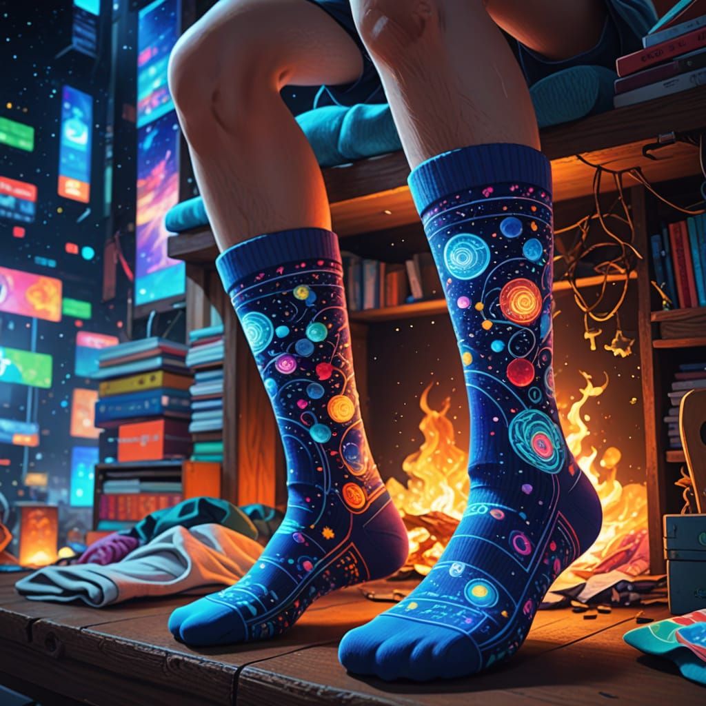 Space Socks   by @Shelly