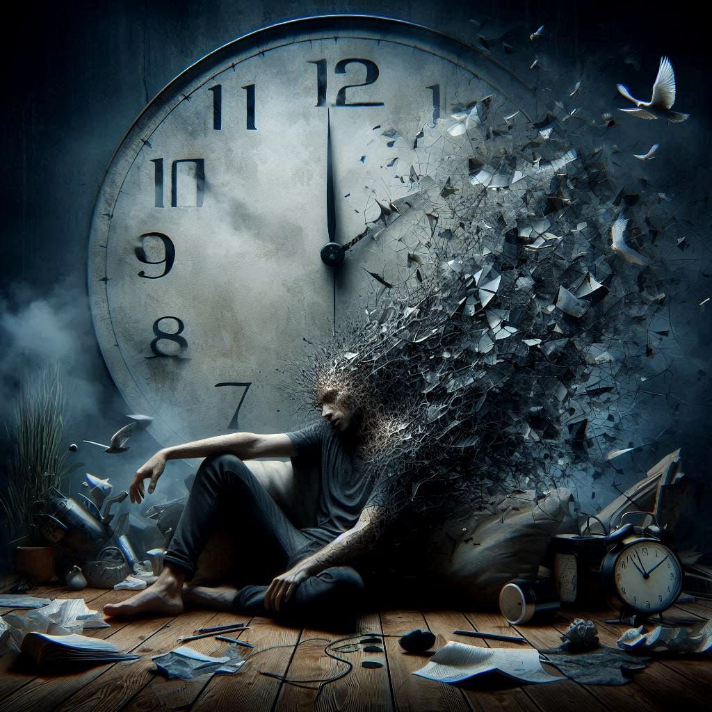 Wasting his time away  by @Jay