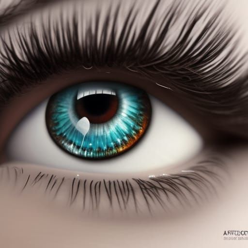 Eyes of blue