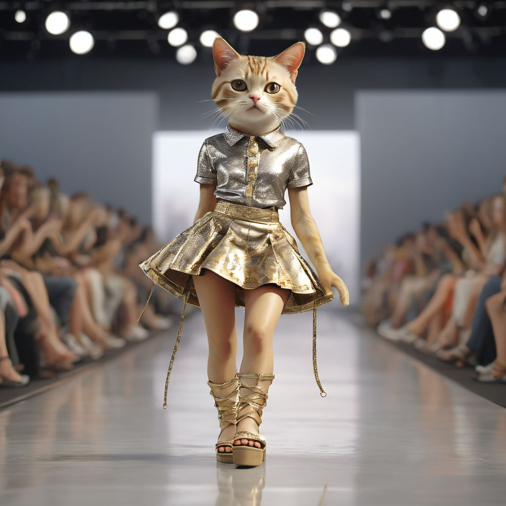 Purrfect catwalk