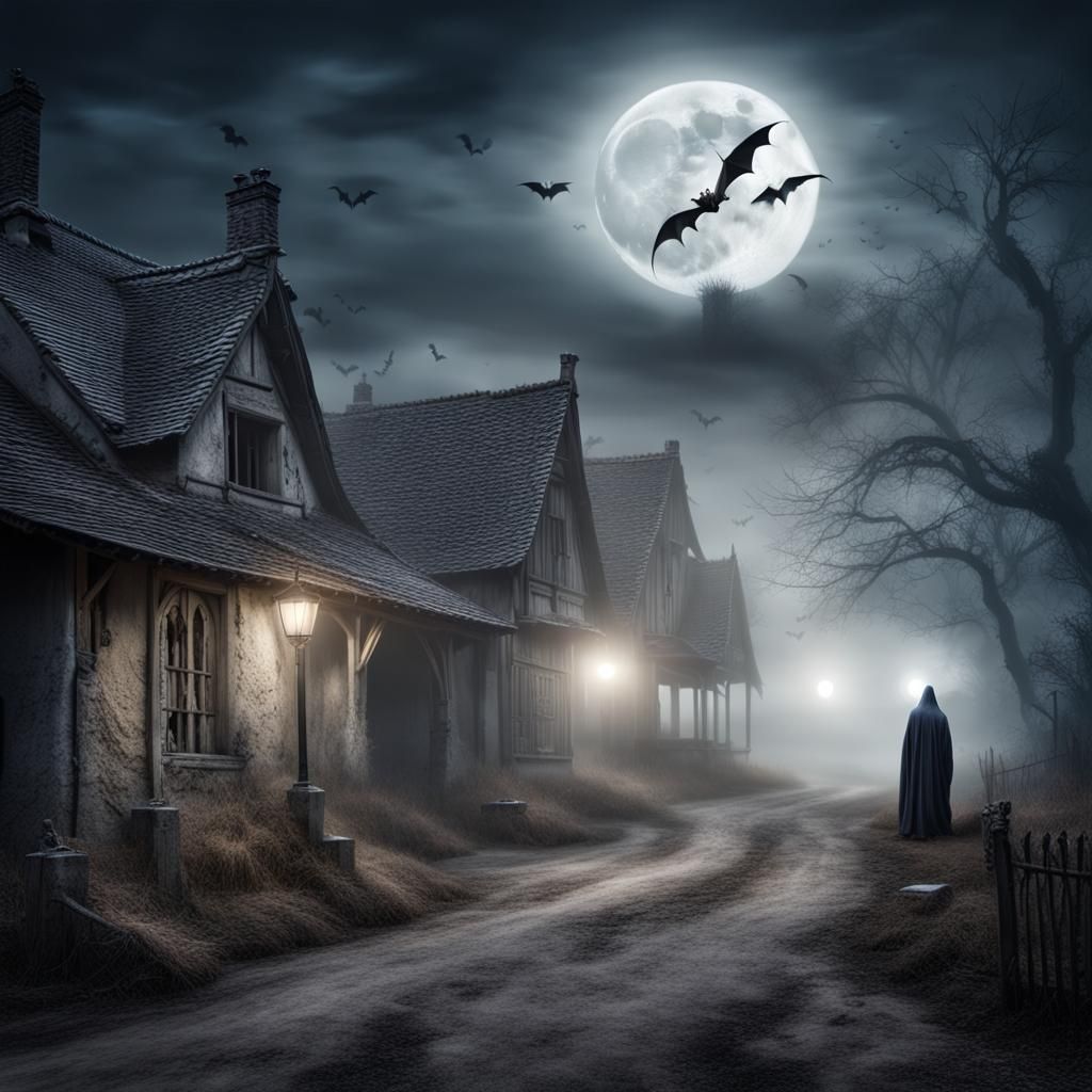 The Haunted Village  by @Litnut17
