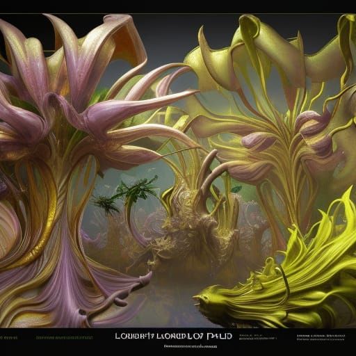 1/3 fill, golden-halo parade of man-eating plants!!! Rodney ...