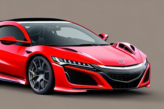 Acura Nsx - Ai Generated Artwork - Nightcafe Creator