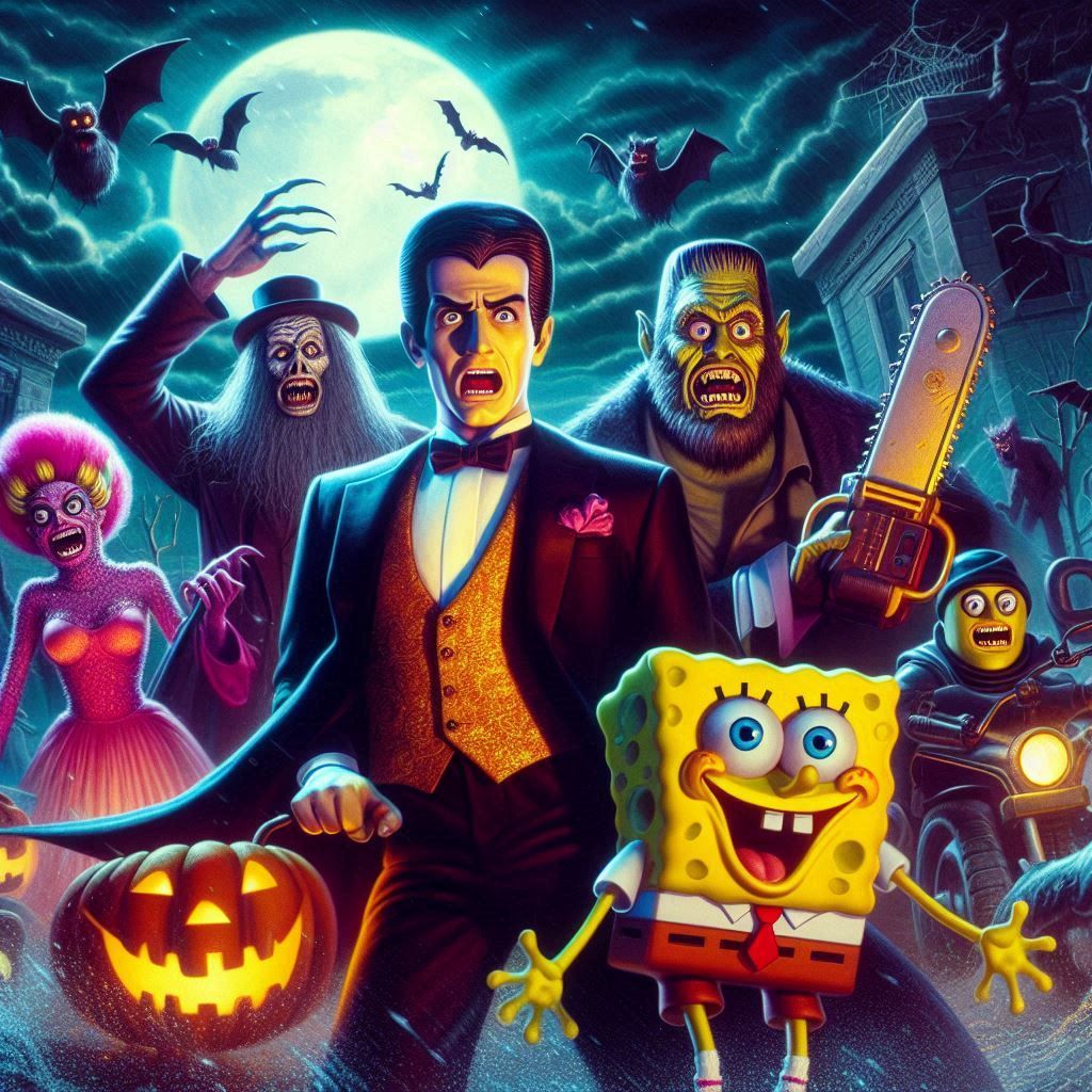 SpongeBob Hangs with a Rough Crowd!π§½