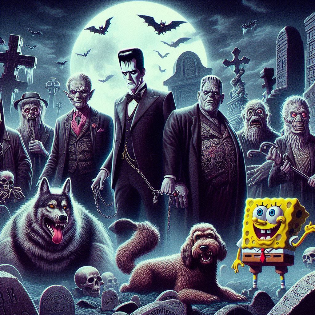 SpongeBob Hangs in a Rough Crowd!🧽