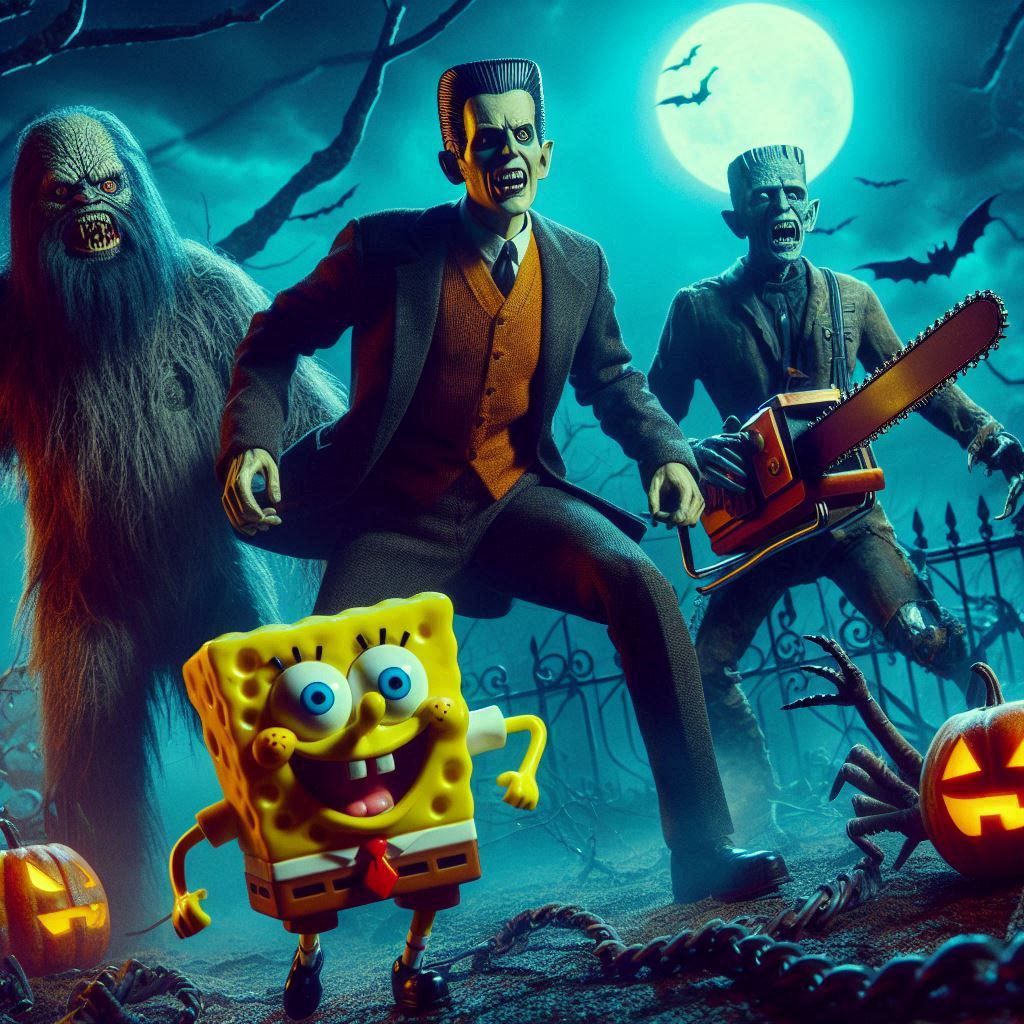 SpongeBob Hangs in a Rough Crowd!🧽