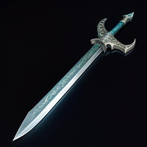 Occult dagger, symbpls, occult, curved blade - AI Generated Artwork ...