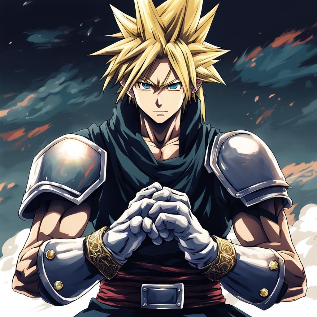 Cloud strife wearing 3 championship rings