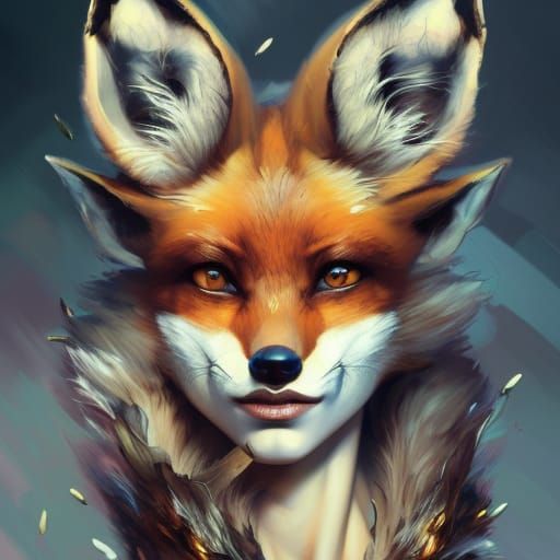 Foxwoman - Ai Generated Artwork - Nightcafe Creator