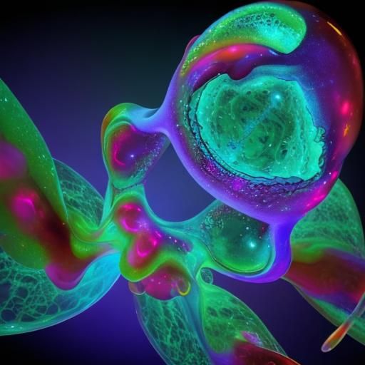Genetics, Electron Microscope, 3D Render, Scientific Photogr...