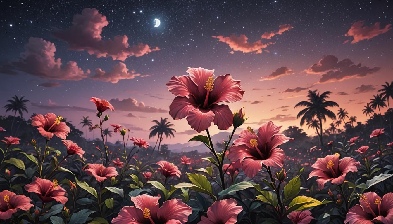 Flower field   by @1cheesepuff