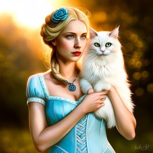 The White Queen with the Cheshire Cat (Long Run)