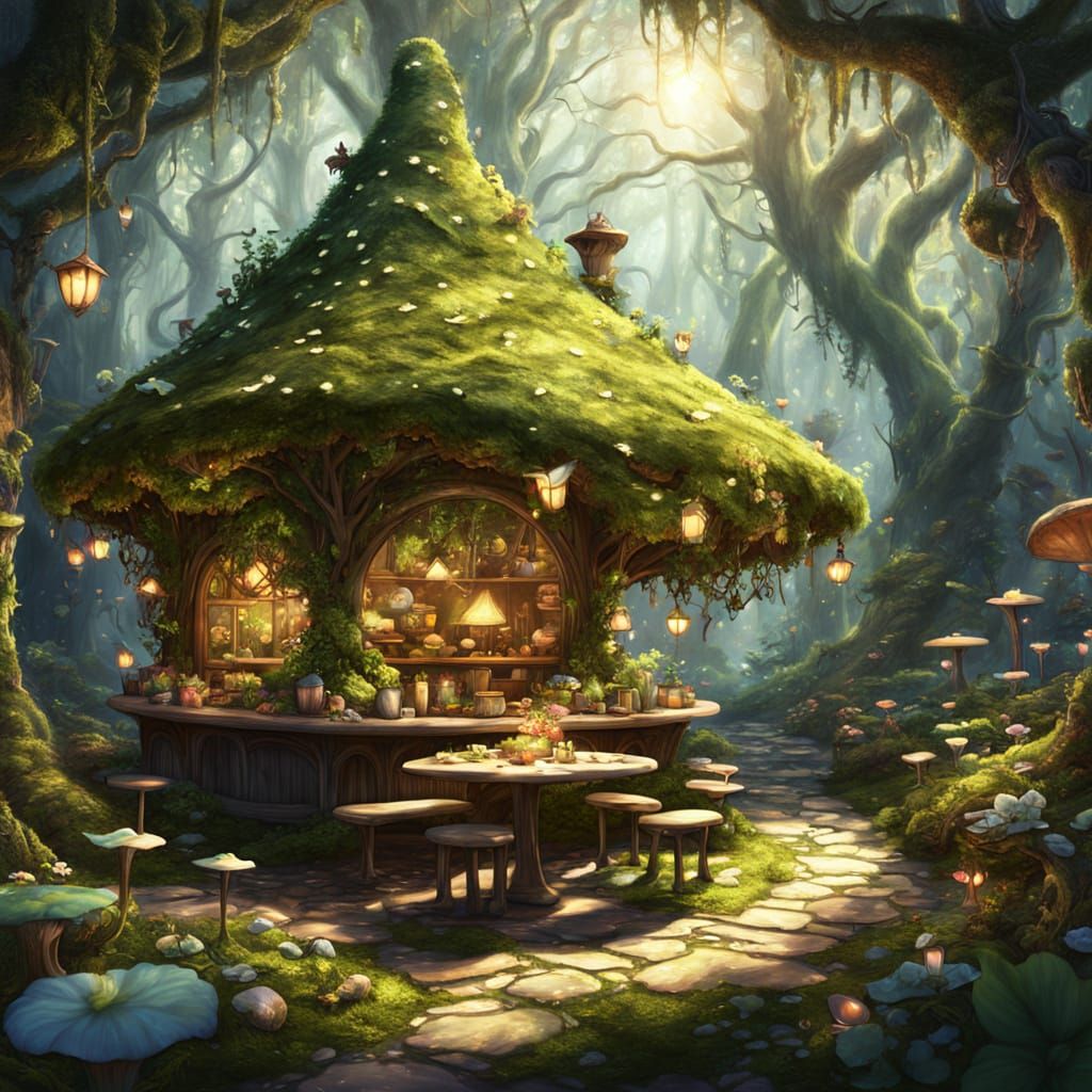 Fairy Cafe  by @Syrinx