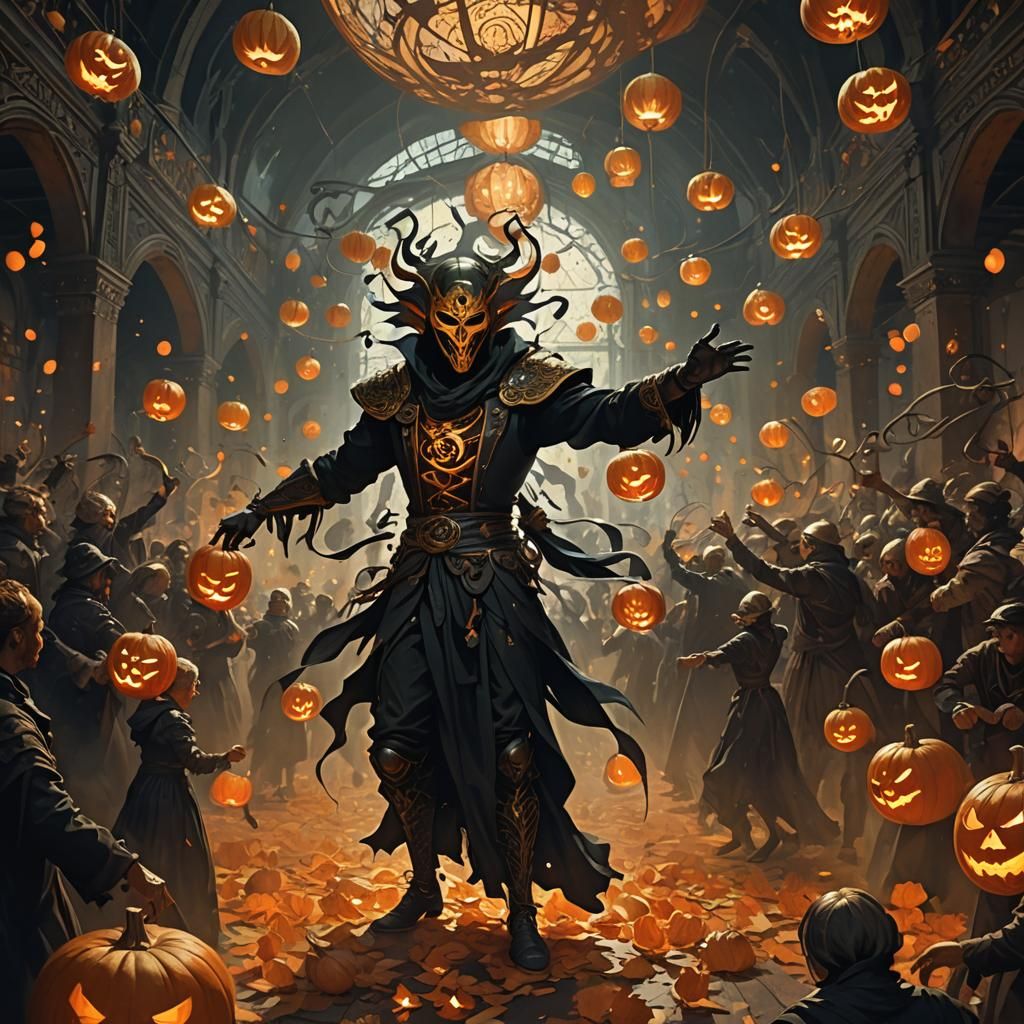 Traditional Halloween party