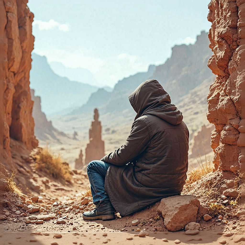 Baby Crawling on Grass with Flowers