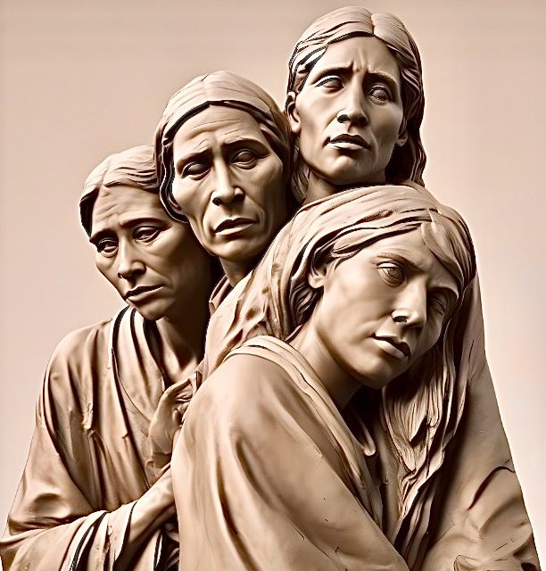 Sculpture honoring native women