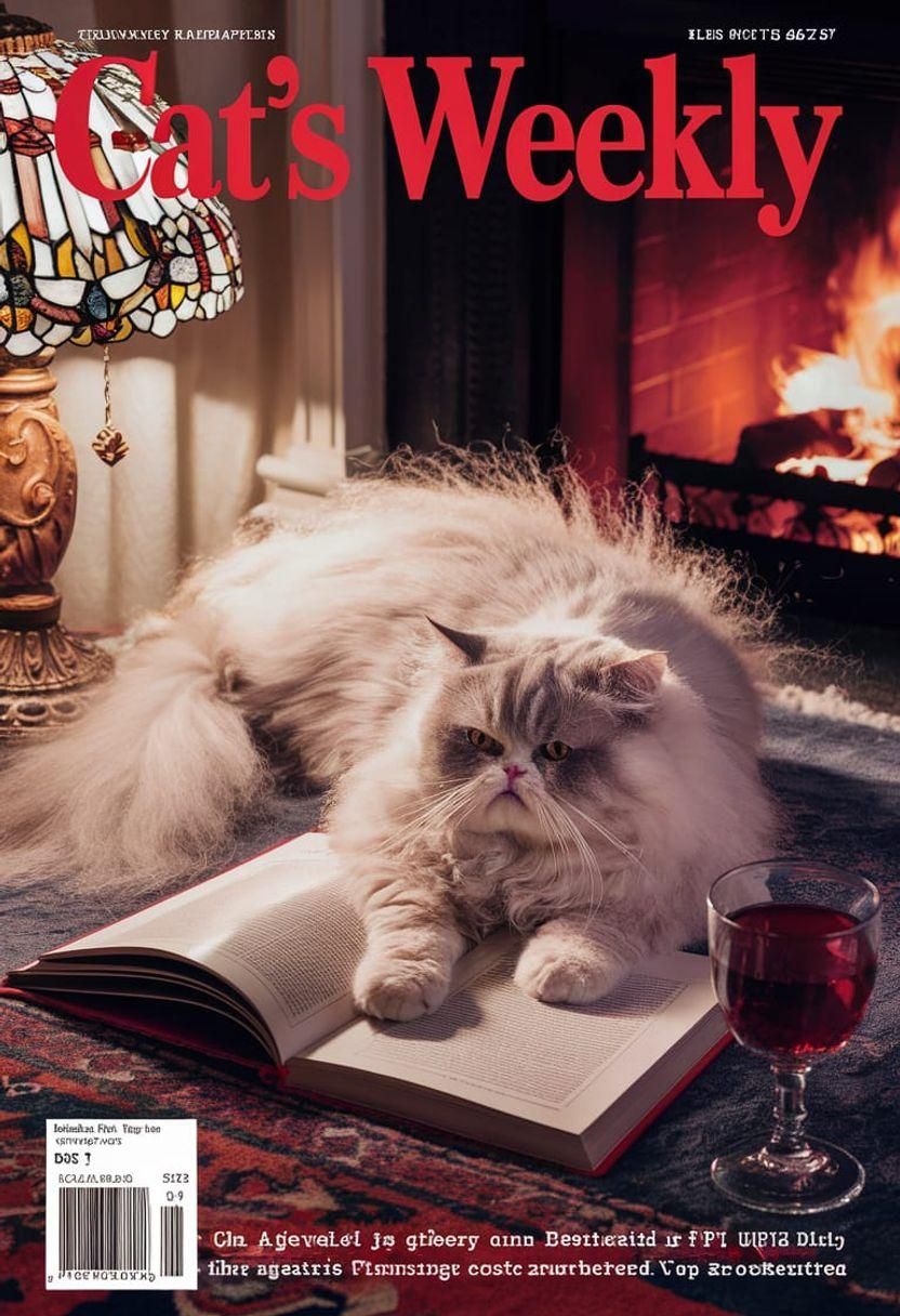 Cat's Weekly, main cover story: What is your Food Provider trying to read this week  by @James