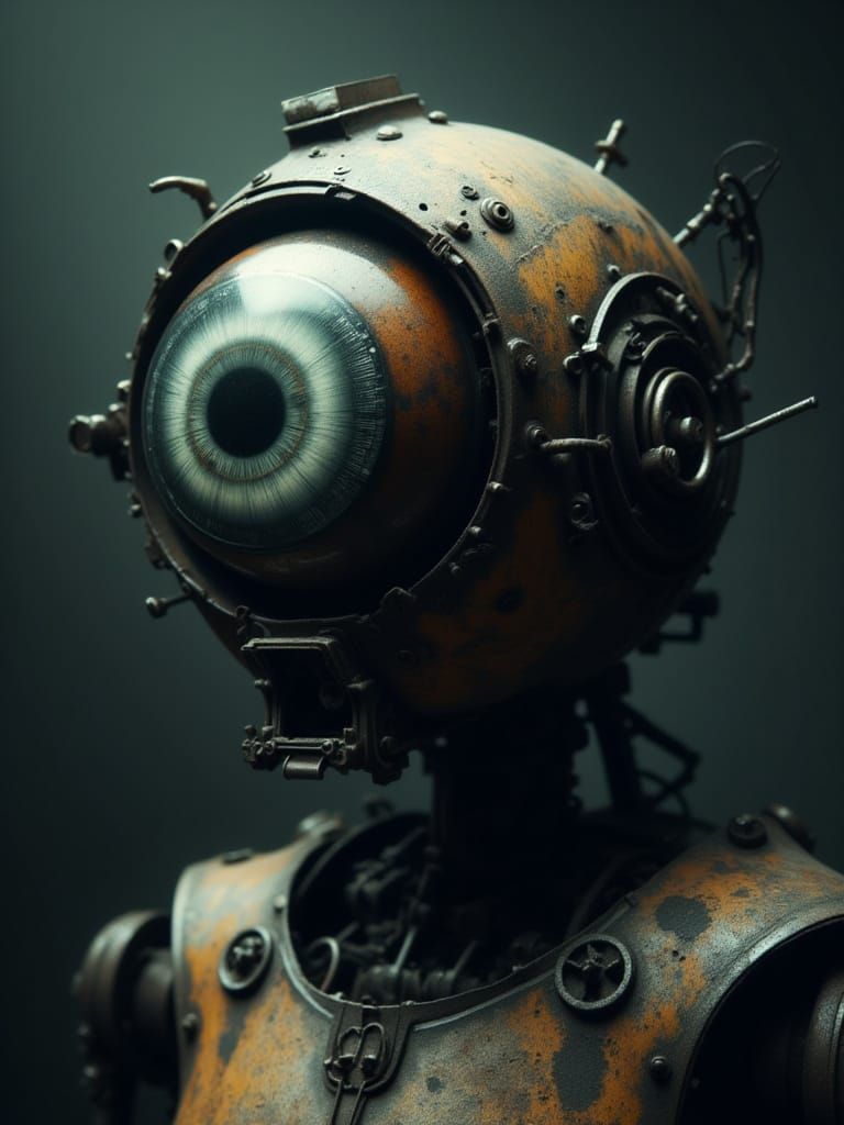 rusted robot-eye