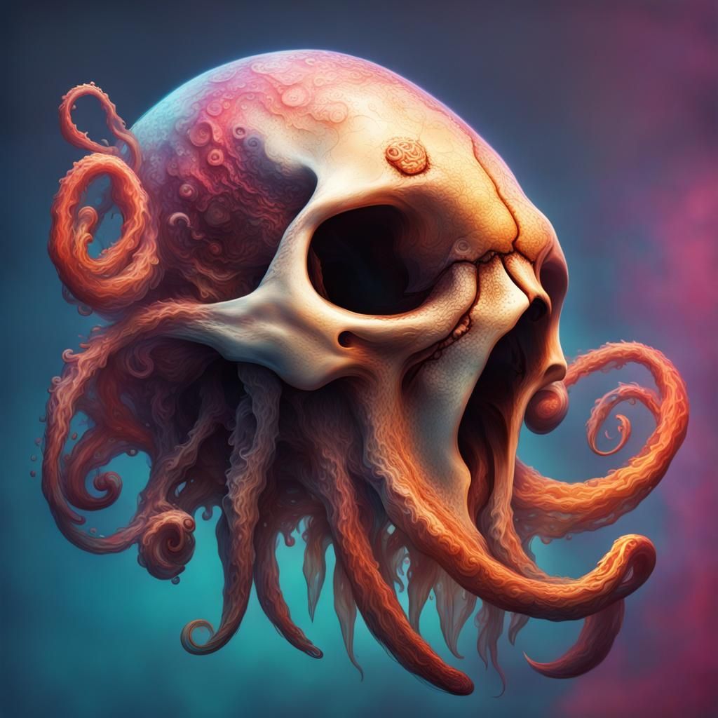 Skull squid 