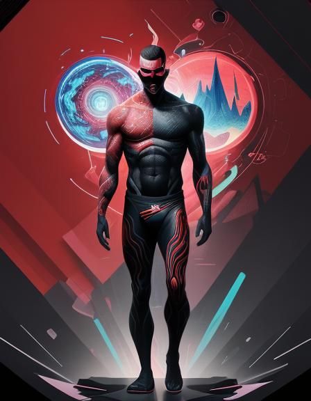 Bbno$ shirtless red underwear