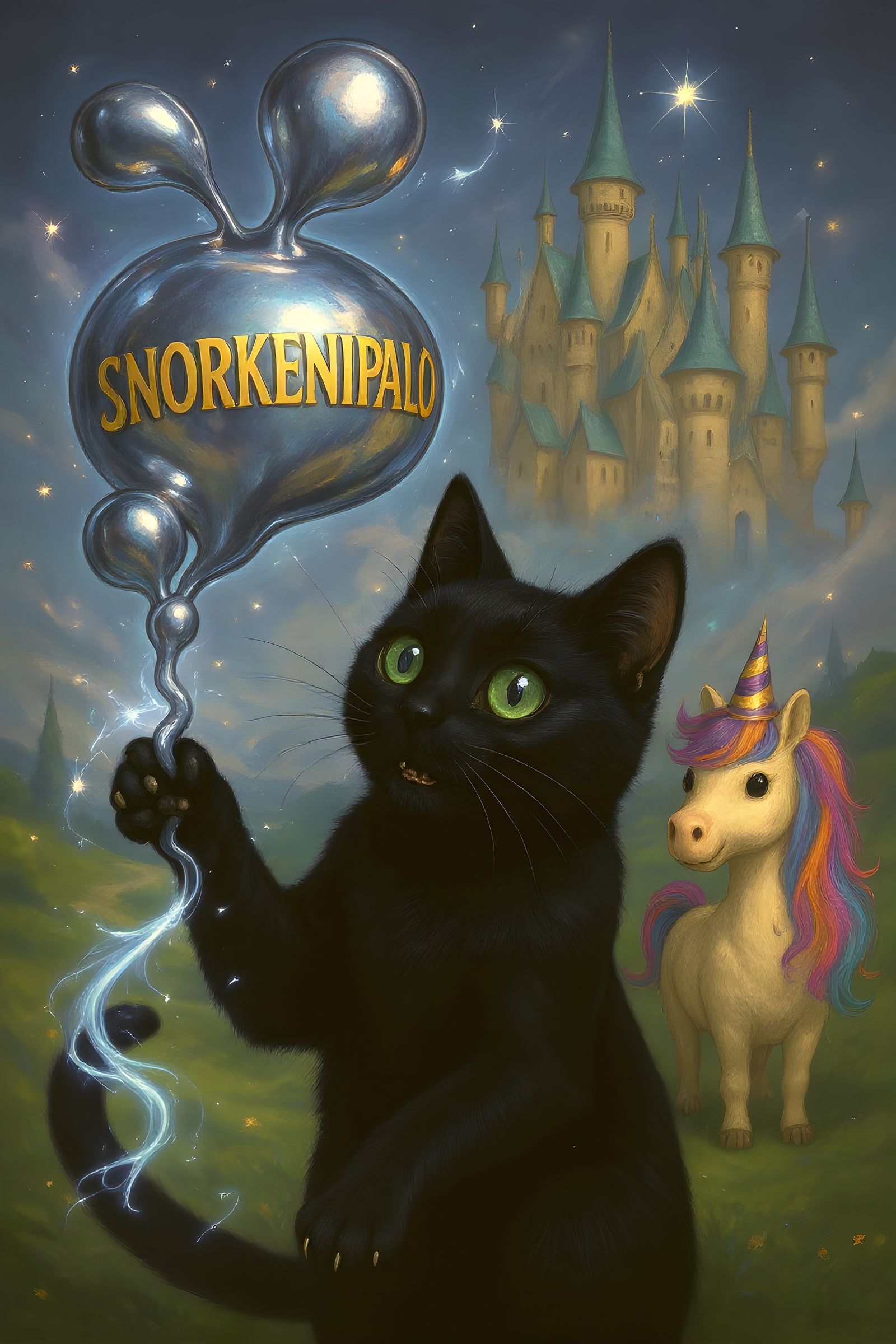 What is this thing? Albus thought, as the Snorkenipalo answered. Mind reading mercury floating morphing being.