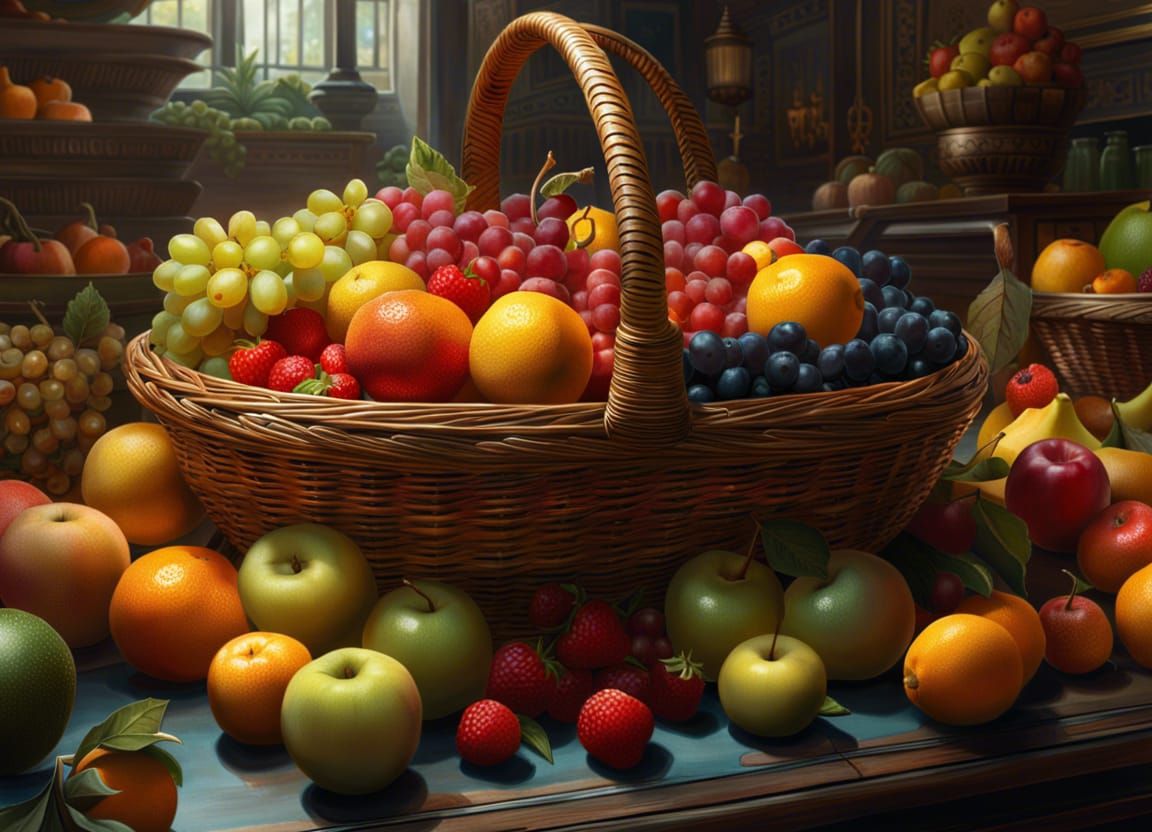 Still Life - Fruit Basket   by @Jko88
