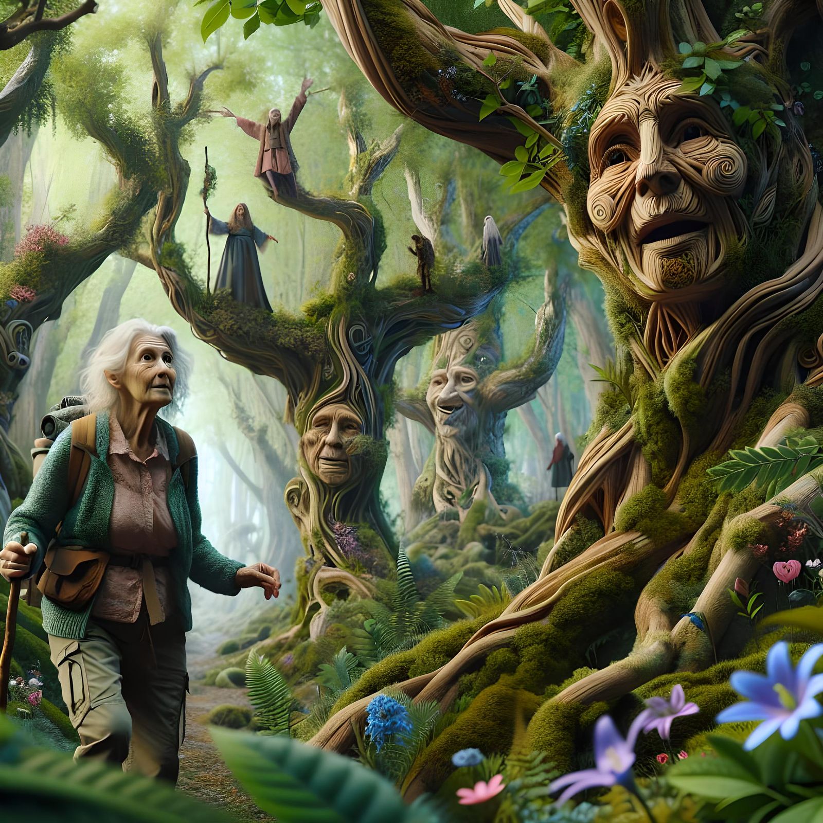 The Strangest forest   by @KB