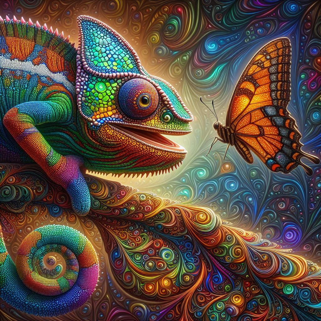 Chameleon   by @George Stanley