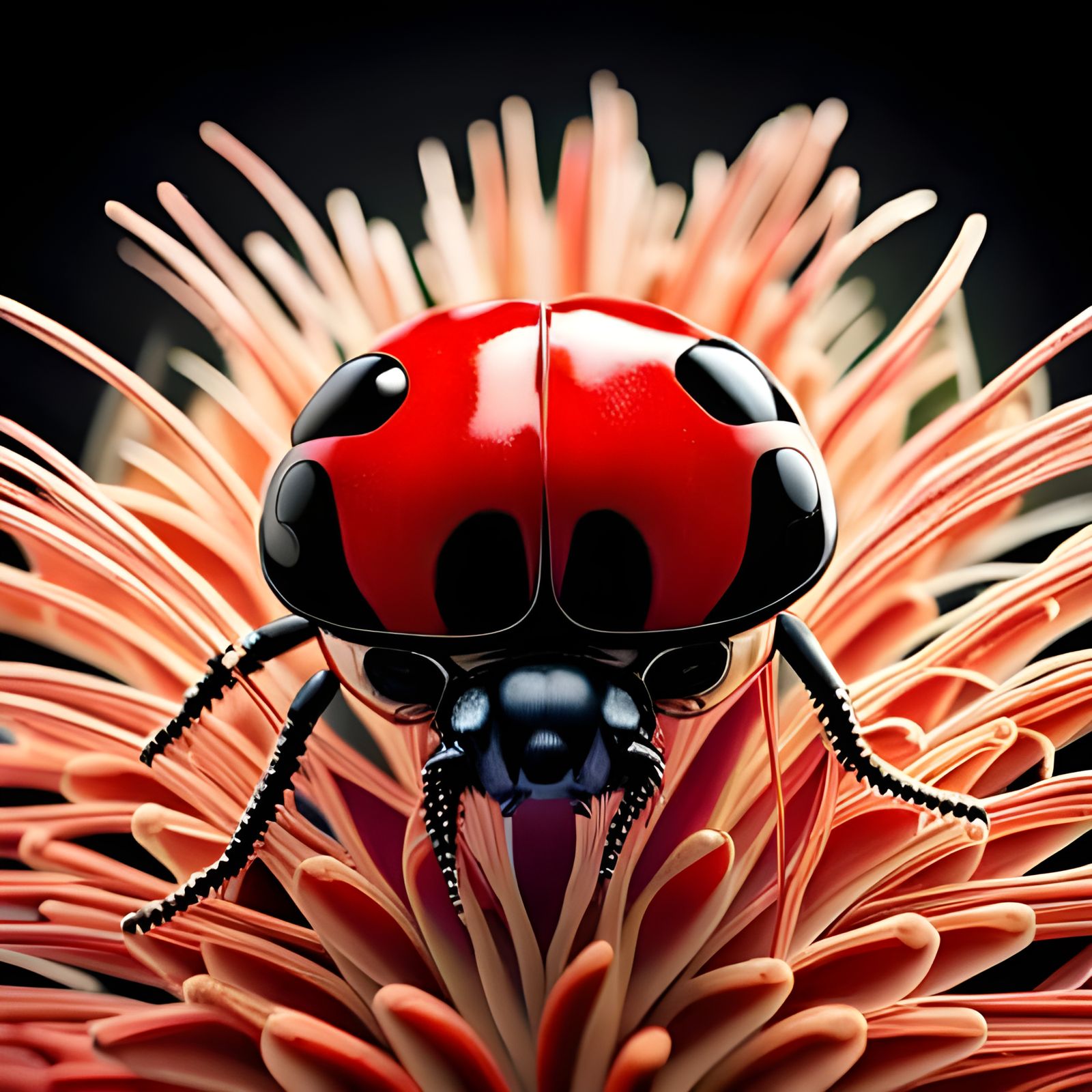 Friendly Insects - ladybugs 🐞  by @Artificial Intelligence Artist