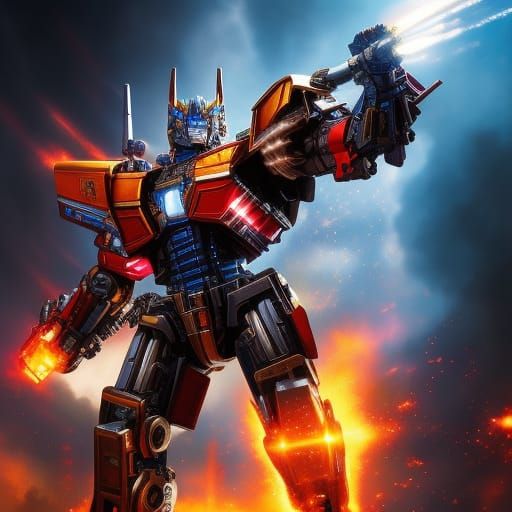 Optimus Prime - AI Generated Artwork - NightCafe Creator