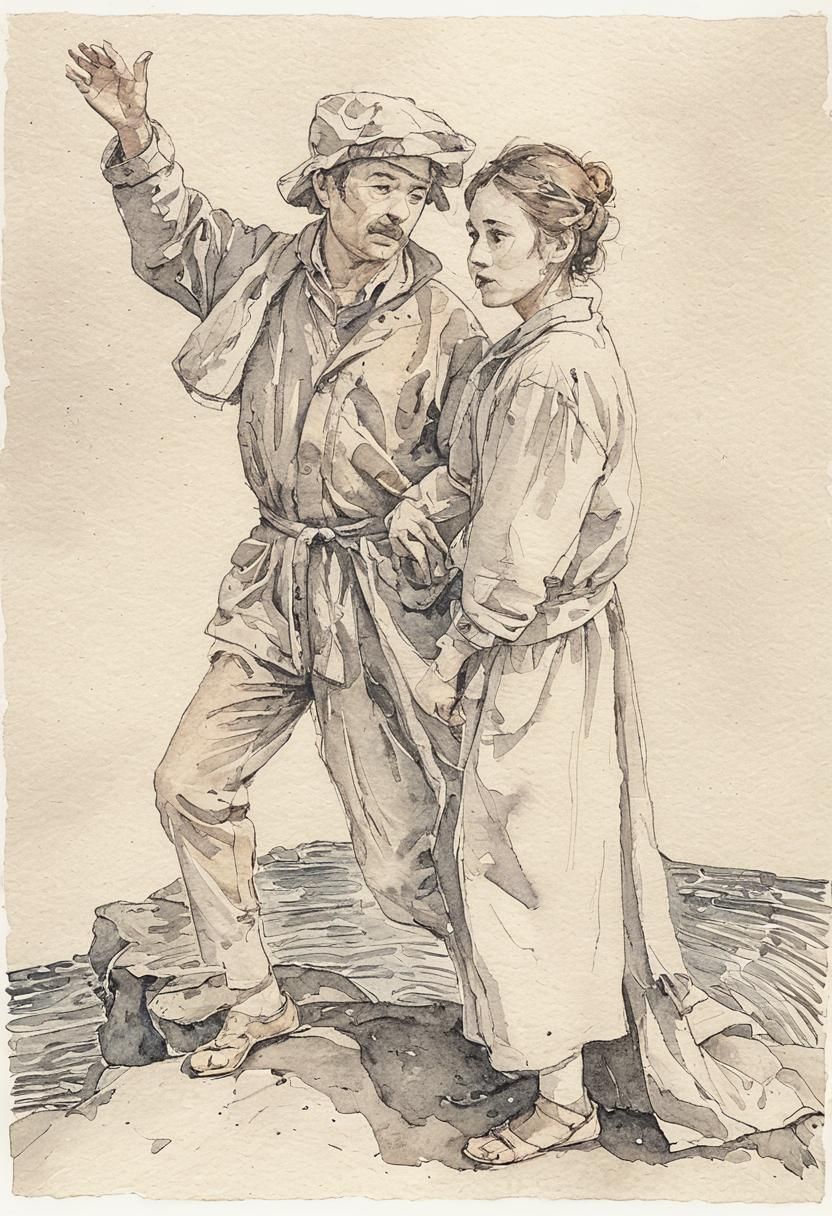 a farmer and his wife