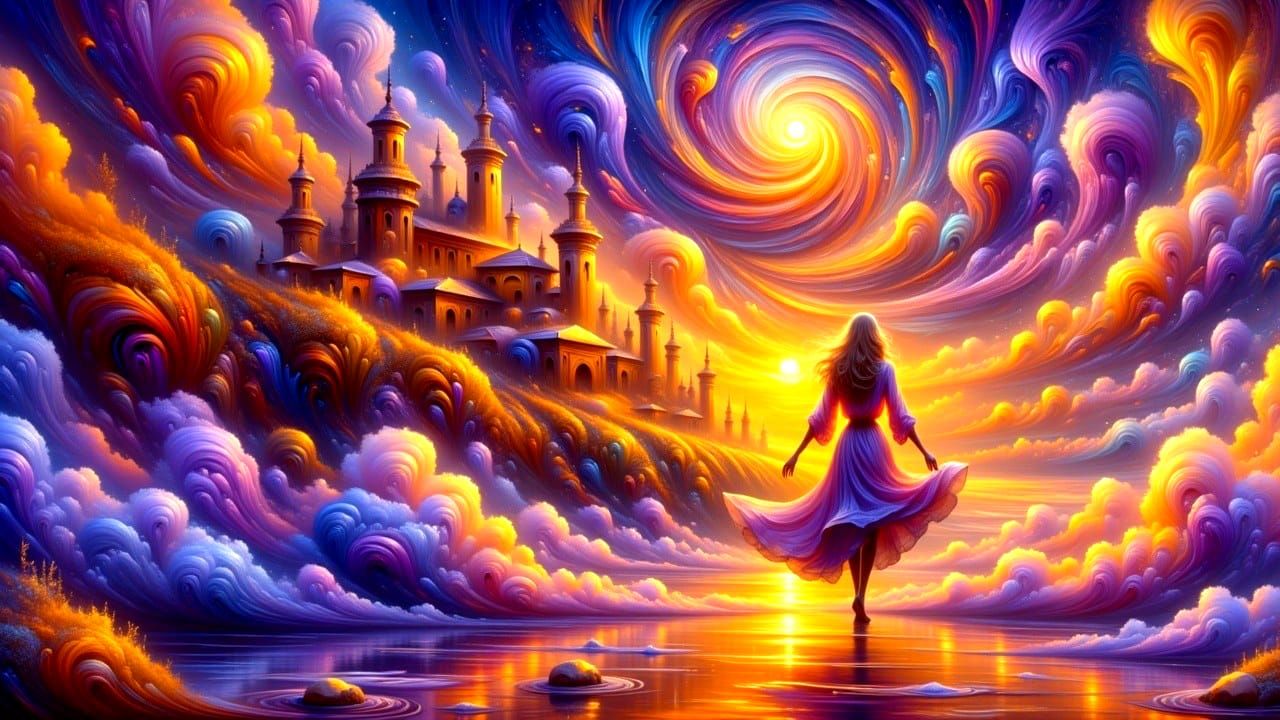 Celestial Dance in a Floating City