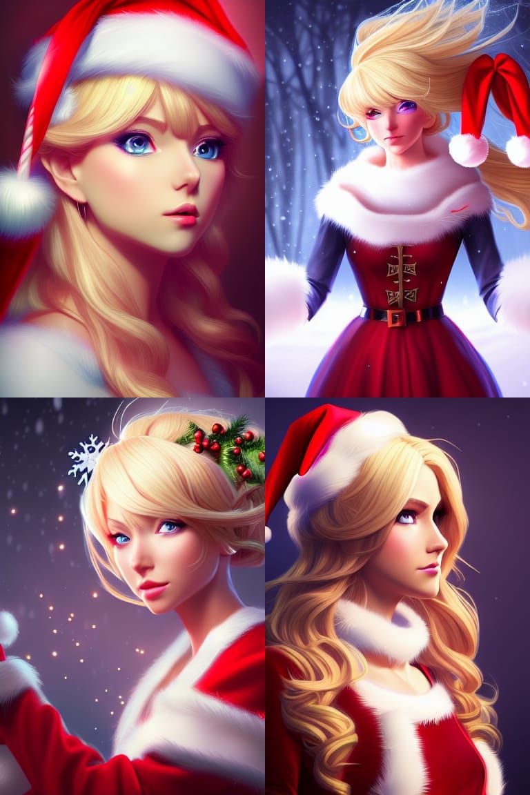 Duchess With Blonde Hair Christmas