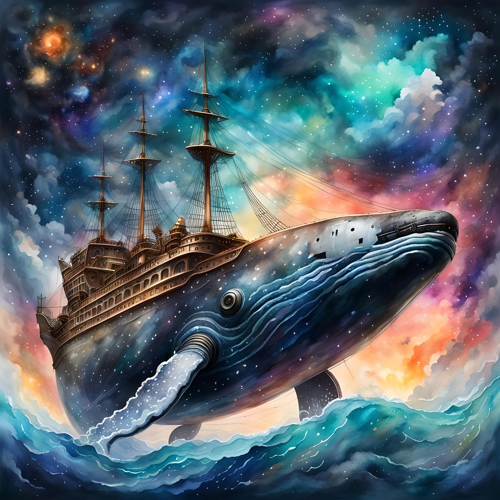 Whale boat  by @RT_art