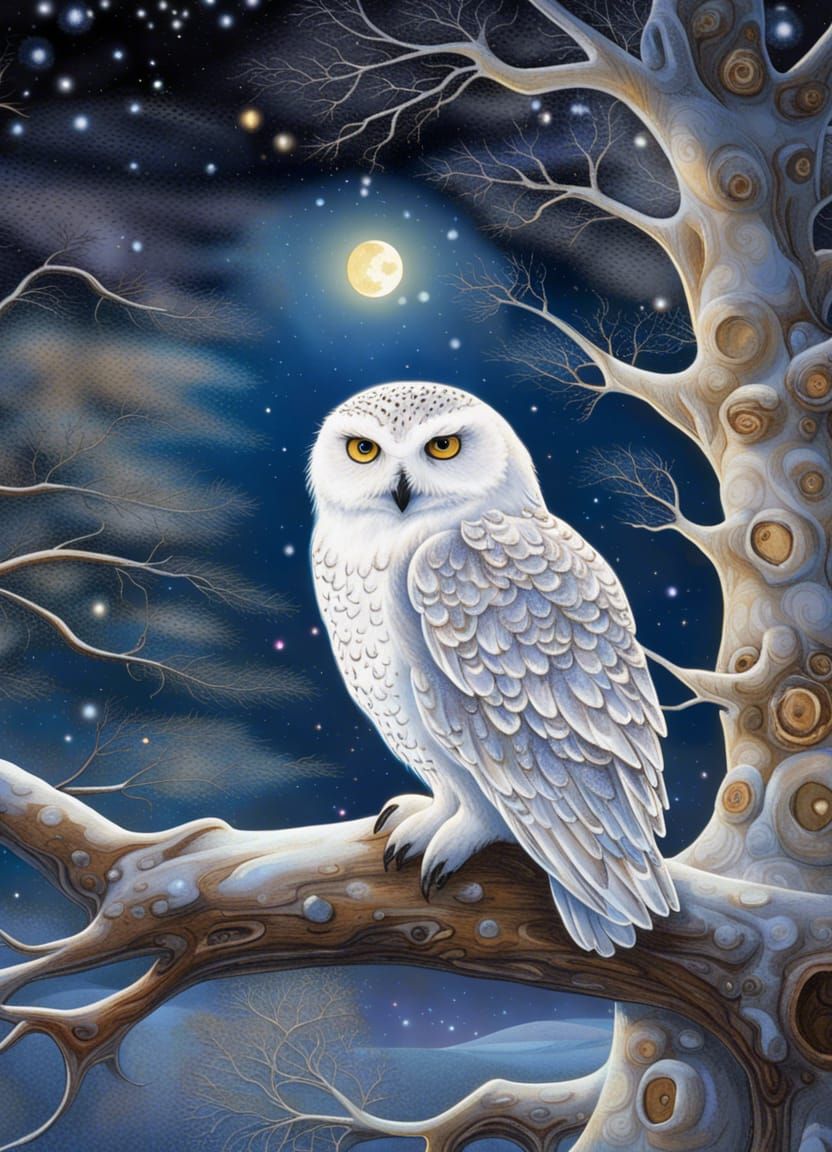 Someone is Possessed by an Owl - AI Generated Artwork - NightCafe Creator