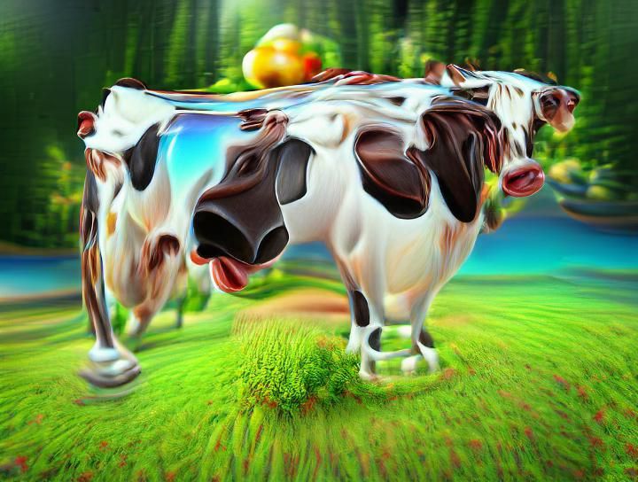 purple cow - AI-generated images with Lumenor AI