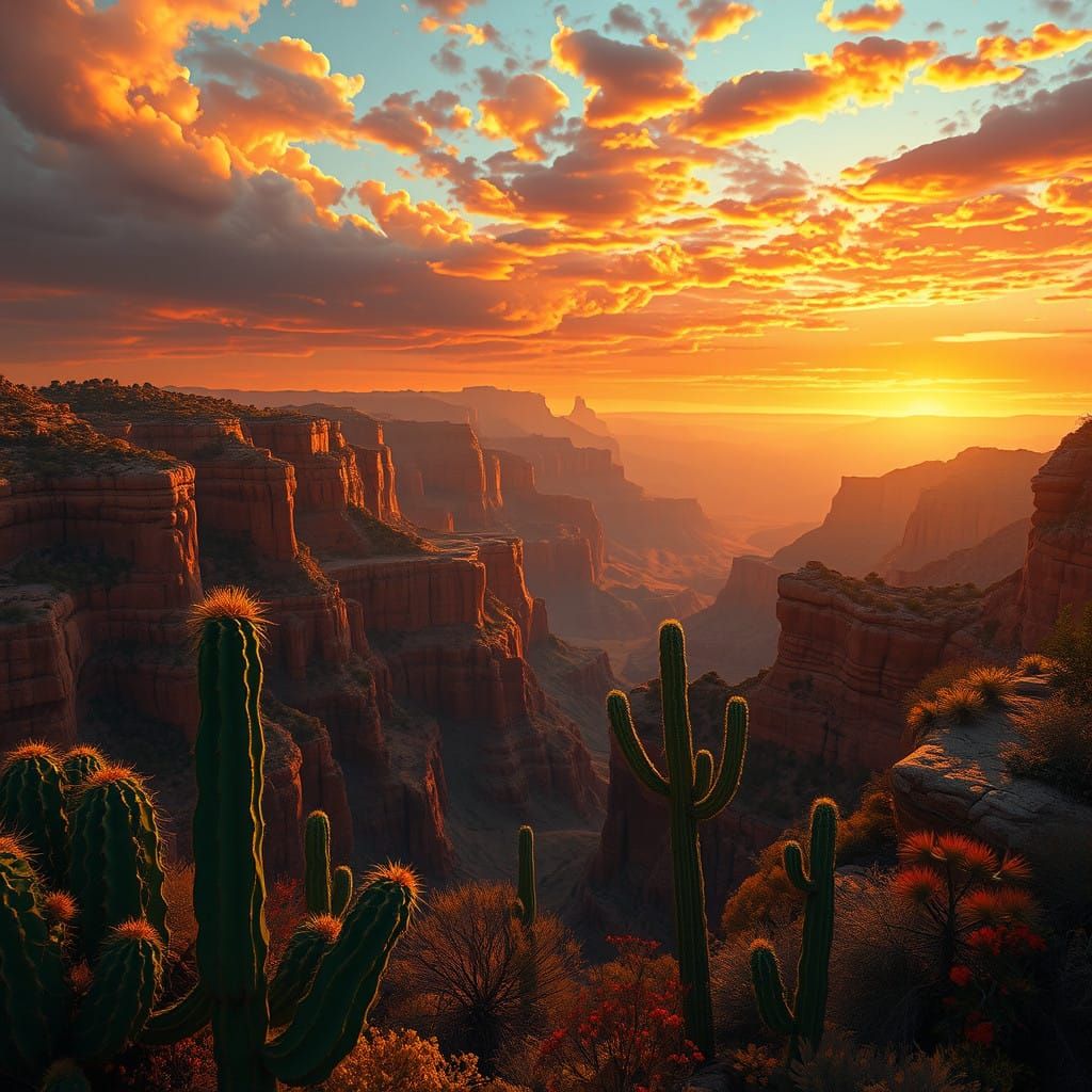 Sunset in the Southwest  by @Looney Lynn
