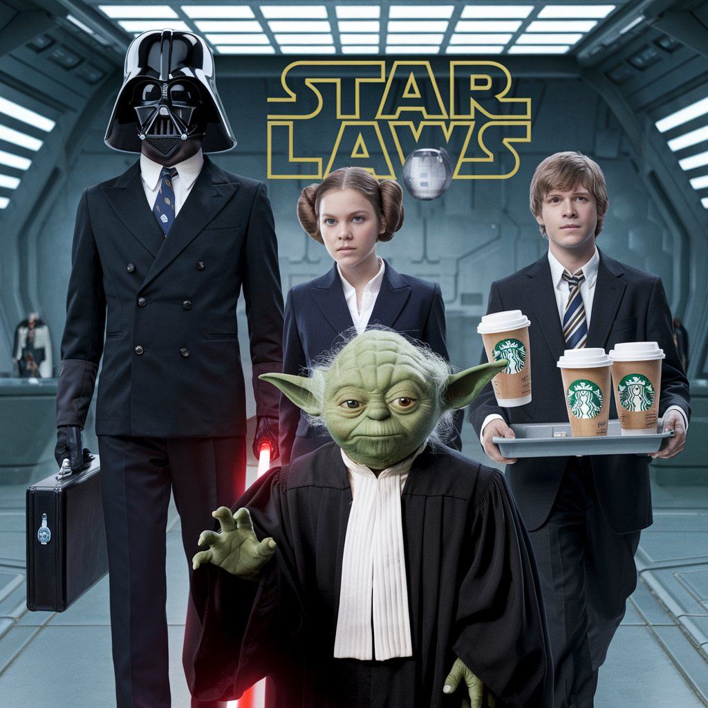 Star Laws: Starring Prosecutor Vader, Defendant Leia, Intern Luke, and Judge Yoda!