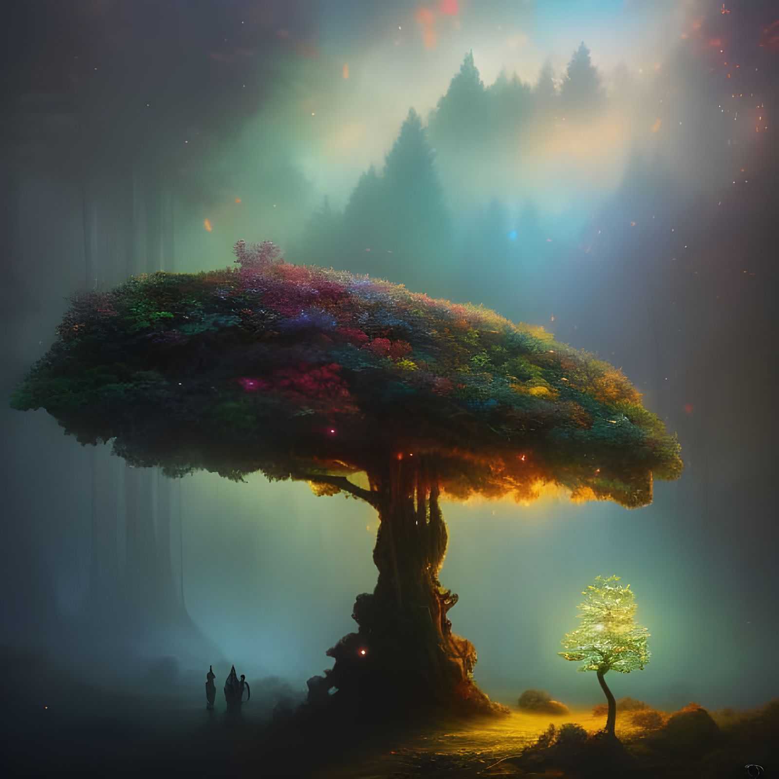 The Source Of All Magic Tree - Ai Generated Artwork - Nightcafe Creator