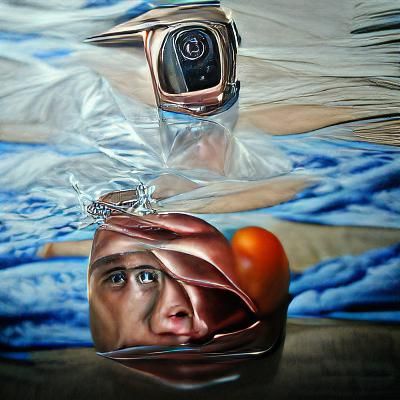 What will the future hold hyperrealism oil on canvas