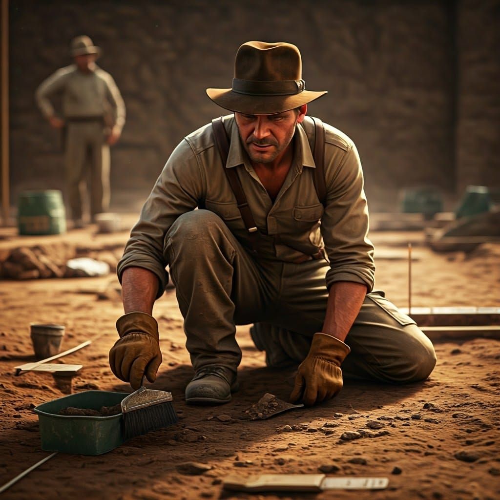 Indiana Jones is finally a real archaeologist  by @Ramoneses