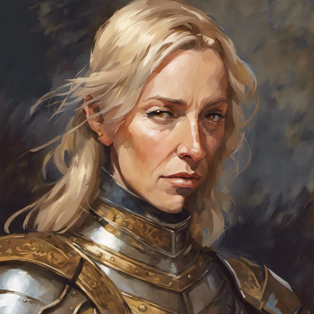 female knight AI Generated Artwork NightCafe Creator