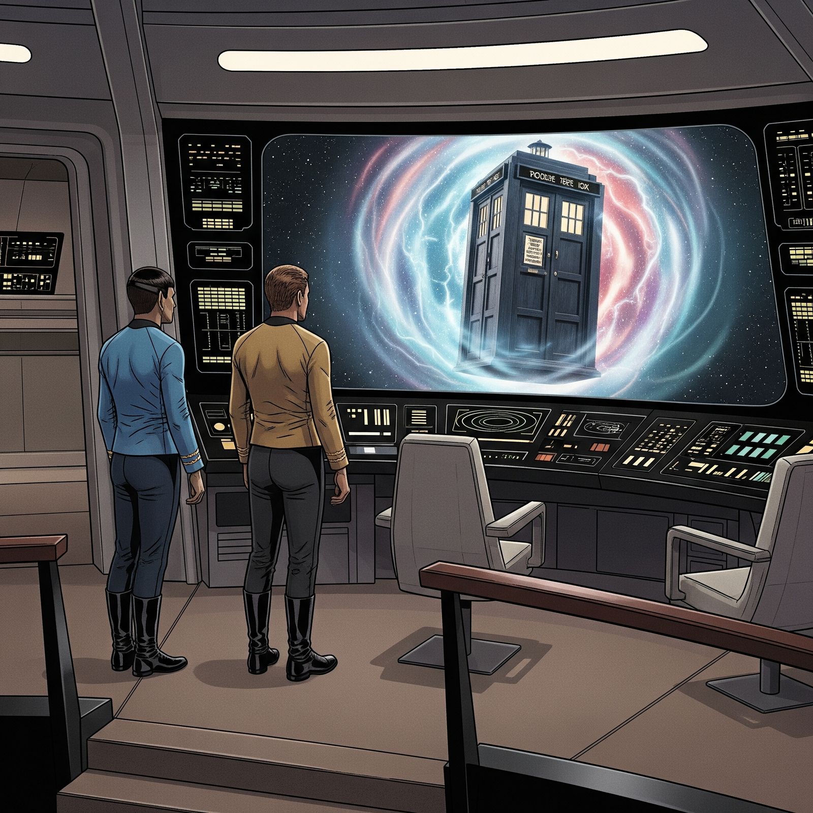 Star Trek meeting Doctor Who