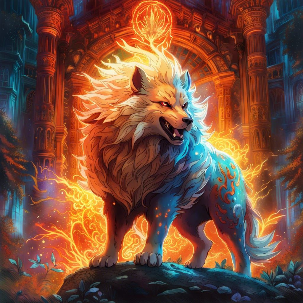 Arcanine - AI Generated Artwork - NightCafe Creator