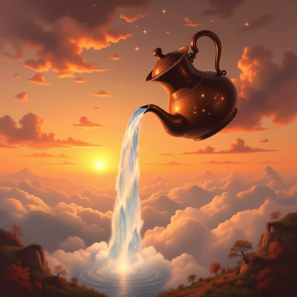 Mystical Autumnal Teapot #2832