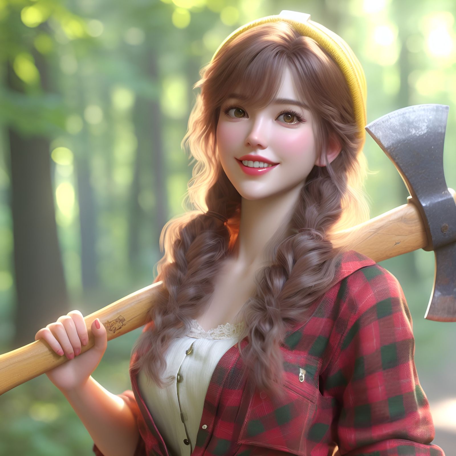 Lumberjill has a powerful will