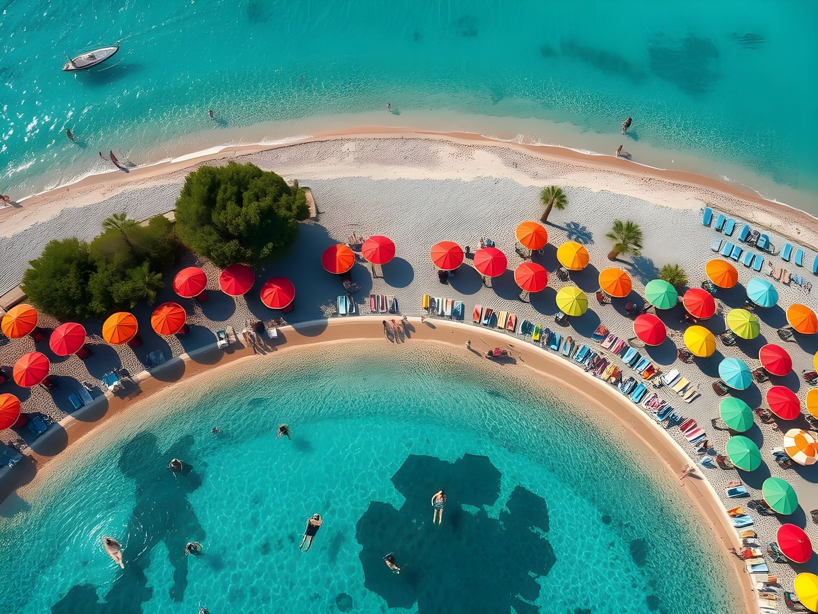 Bird's Eye View of a Beach in Spain  by @Gary Murakami