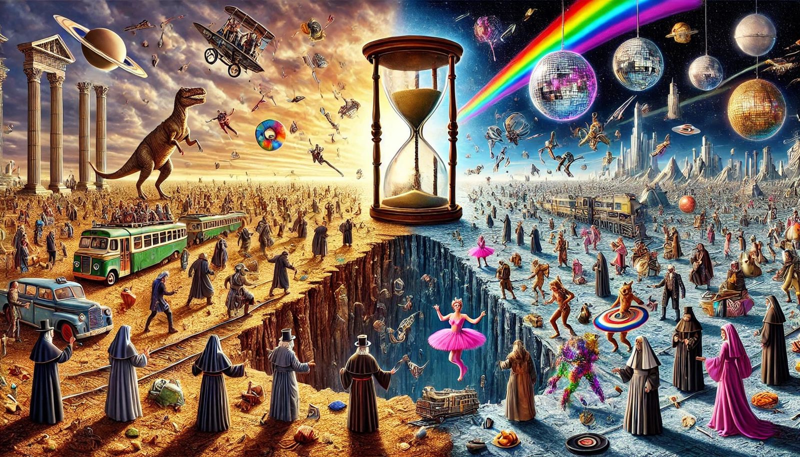 Fractured tapestry of time #4