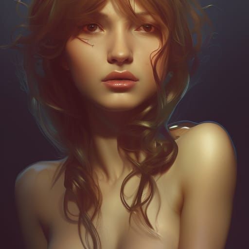 Detailed Portrait of a Hooters Girl