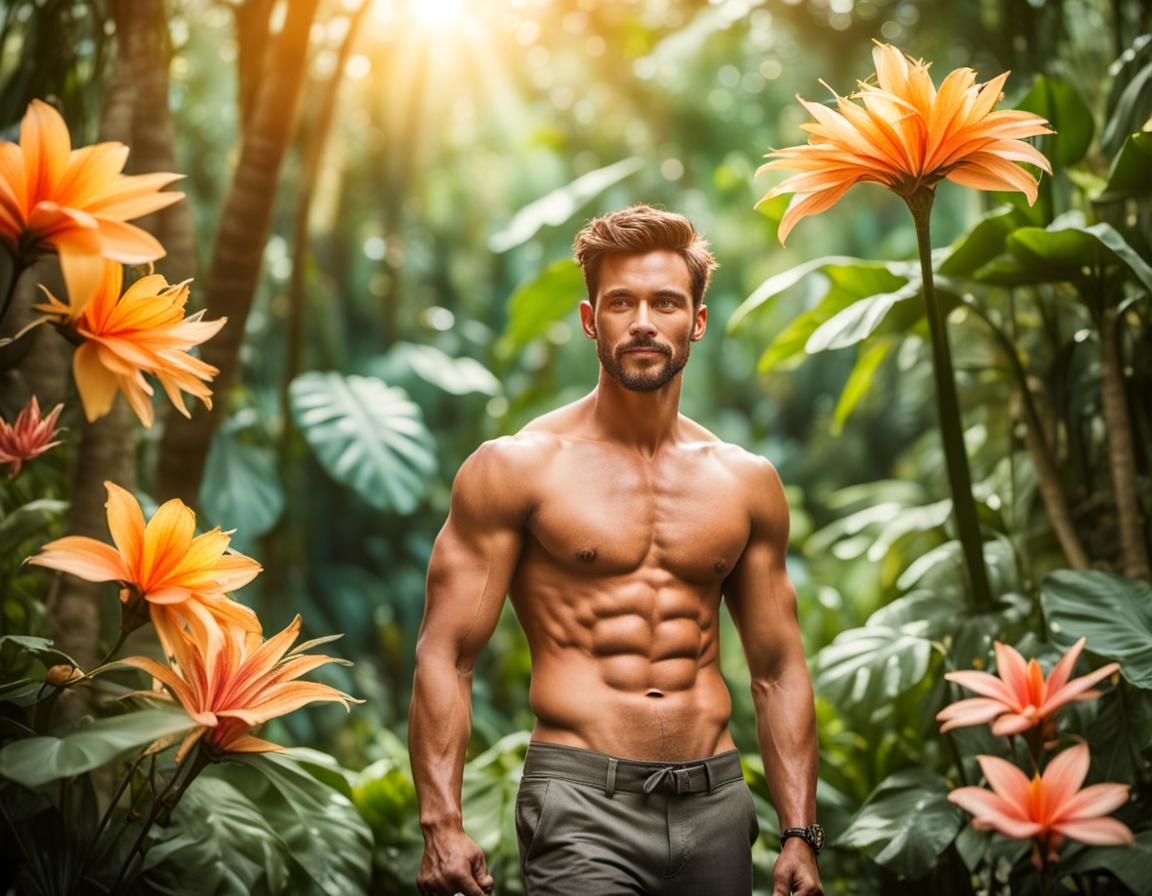 In the garden